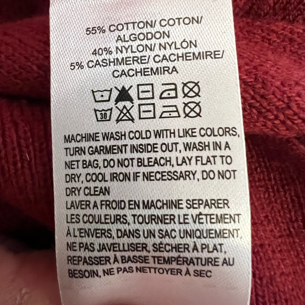 Lucky brand, Cotton cashmere blend V-neck sweater size M‎ - Picture 5 of 8